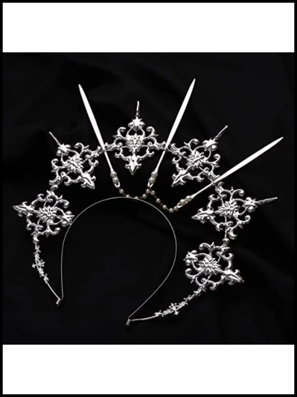 Halo Crown Goddess Headband Halloween Costume Headpiece Metal